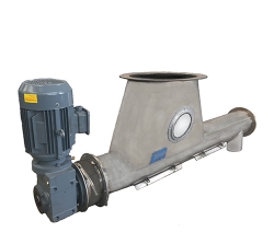 Screw feed auger